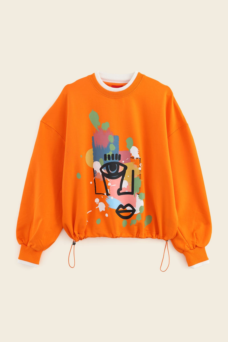 EXPLICIT Abstract relaxed fit sweatshirt 4