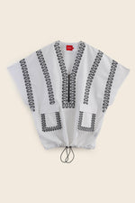 EXPLICIT Aztec Embroidered Kimono with Drawstring thumbnail 6