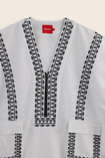 EXPLICIT Aztec Embroidered Kimono with Drawstring thumbnail 8
