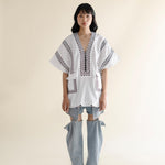 EXPLICIT Aztec Embroidered Kimono with Drawstring thumbnail 1