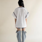 EXPLICIT Aztec Embroidered Kimono with Drawstring thumbnail 3