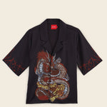 EXPLICIT Tatsu Cuban Collared Shirt thumbnail 4