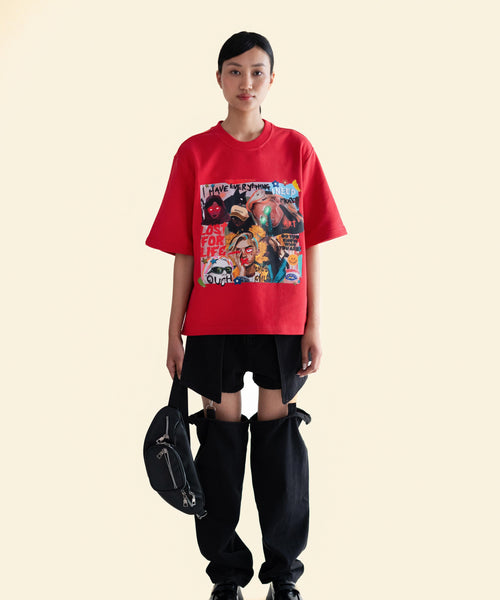 All of Us relaxed-fit tee, women's, front view, EXPLICIT