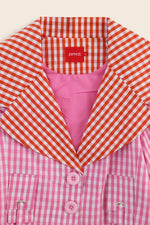 EXPLICIT Gingham Pop Crop Jacket thumbnail 8