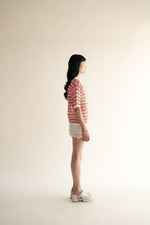 EXPLICIT Marshmallow Short Sleeve Handmade Crochet Shirt thumbnail 3
