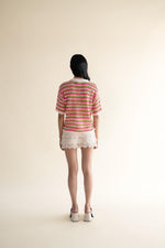 EXPLICIT Marshmallow Short Sleeve Handmade Crochet Shirt thumbnail 4
