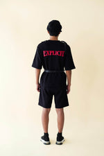 EXPLICIT Undo T-shirt With Detachable Leather Harness thumbnail 6