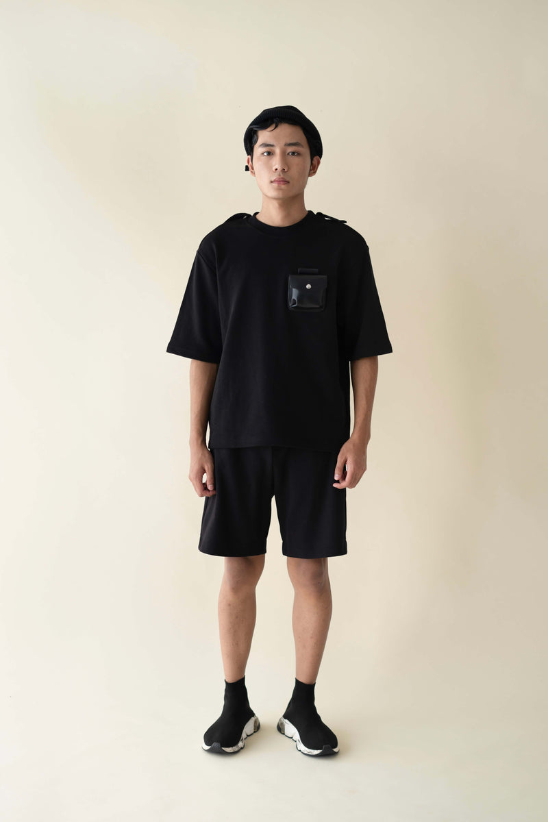 EXPLICIT Undo T-shirt With Detachable Leather Harness 5