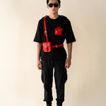 EXPLICIT Undo T-shirt With Detachable Leather Harness thumbnail 1