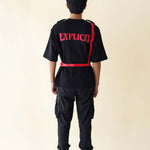EXPLICIT Undo T-shirt With Detachable Leather Harness thumbnail 3