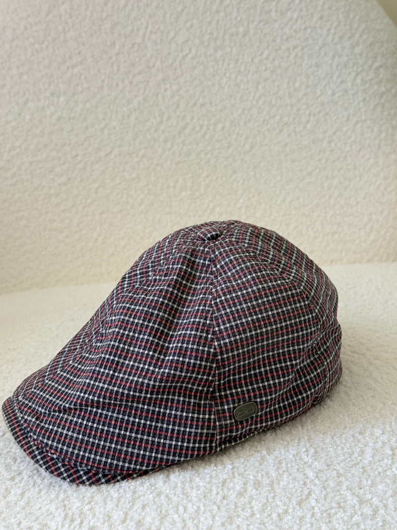 EXPLICIT Plaid Pierre Cardin Flat Cap 2