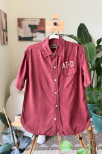 EXPLICIT Buttoned Maroon Shirt — Men thumbnail 1