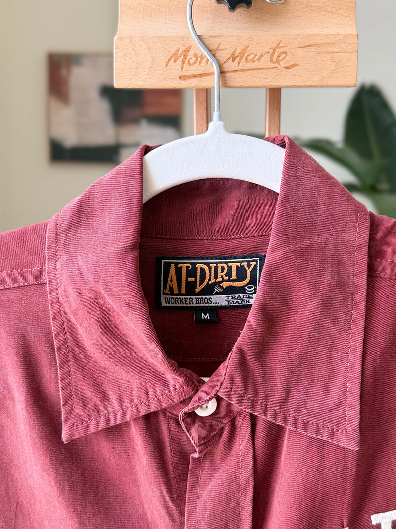 EXPLICIT Buttoned Maroon Shirt — Men 2