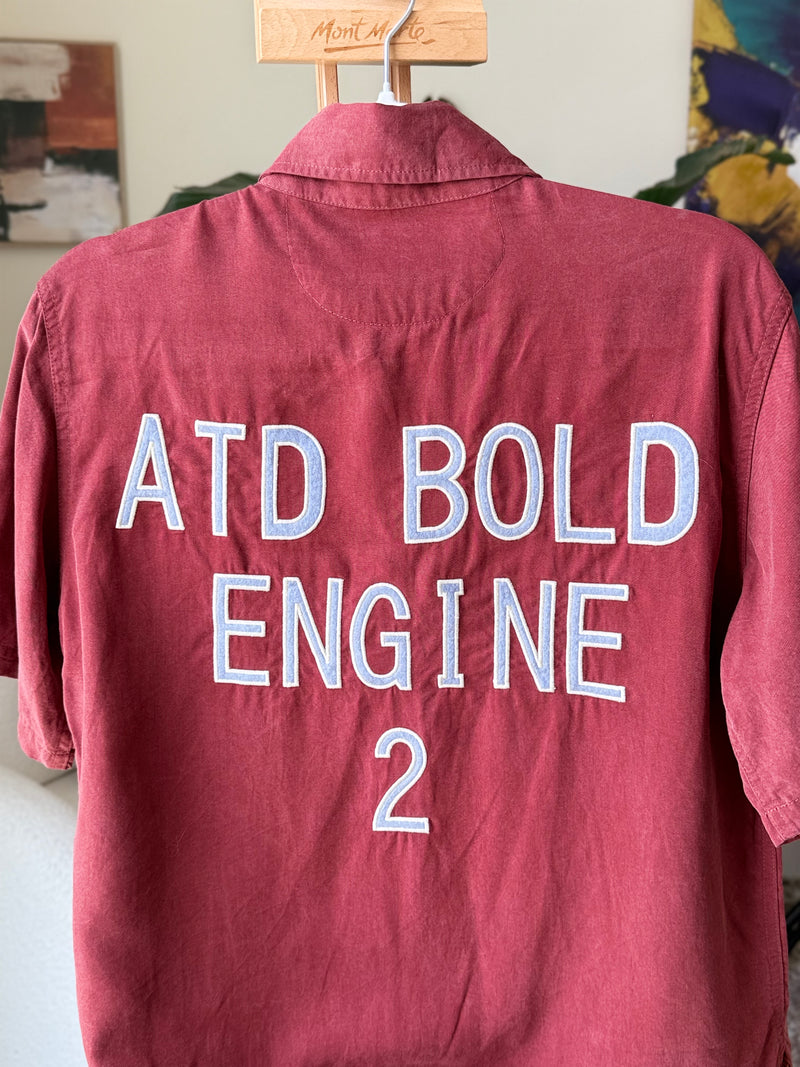 EXPLICIT Buttoned Maroon Shirt — Men 3