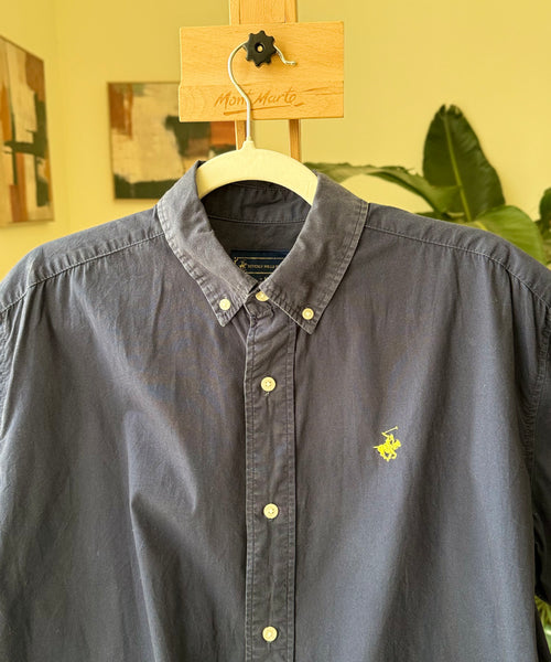 Vintage Polo Navy Beverly Hills Polo Club — Men – The Revival Line, EXPLICIT streetwear UAE (3/3)