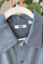 EXPLICIT Uniqlo Green Oversized Shirt — Men thumbnail 2