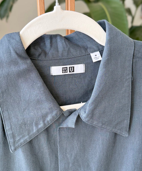 Vintage Shirt Grey Utility Uniqlo — Men – The Revival Line, EXPLICIT streetwear UAE (2/2)