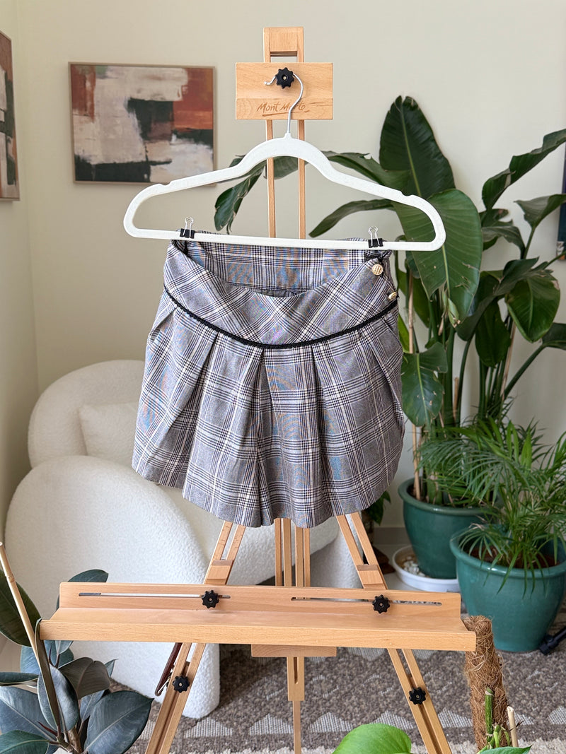 EXPLICIT Vintage Pleated Mini Skirt — Women