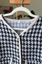 EXPLICIT Vintage Black White Checkered Buttoned Blouse — Women thumbnail 2