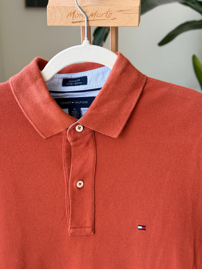 EXPLICIT Tommy Hilfiger Orange Polo Shirt — Men 2
