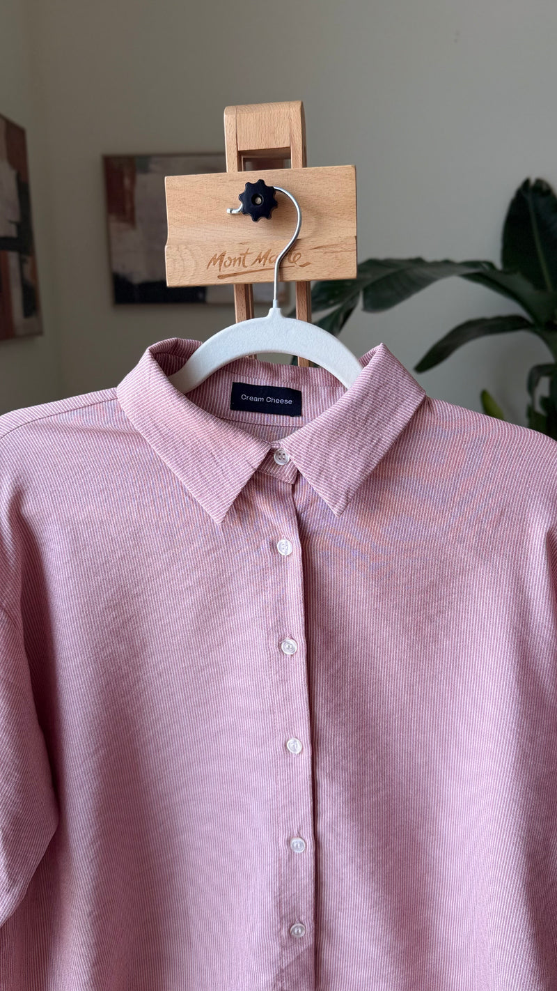 EXPLICIT Pink Striped Shirt — Women 2