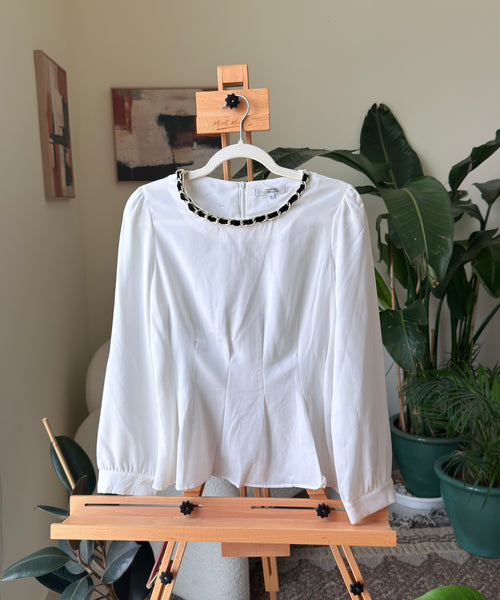Vintage White Formal Luxury — Women – The Revival Line, EXPLICIT streetwear UAE (1/2)