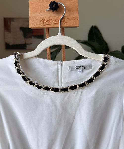 Vintage White Formal Luxury — Women – The Revival Line, EXPLICIT streetwear UAE (2/2)