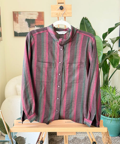 Vintage Buttoned Shirt Luxury Balmain — Women – The Revival Line, EXPLICIT streetwear UAE (1/2)