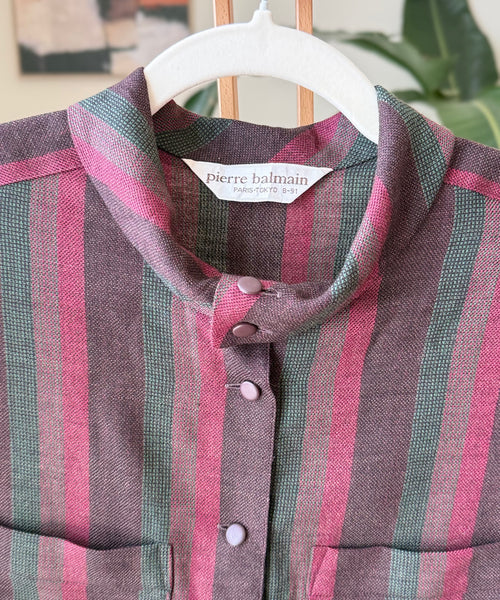 Vintage Buttoned Shirt Luxury Balmain — Women – The Revival Line, EXPLICIT streetwear UAE (2/2)