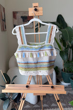 EXPLICIT Crochet Knit White Top — Women thumbnail 1