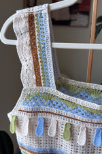 EXPLICIT Crochet Knit White Top — Women thumbnail 2