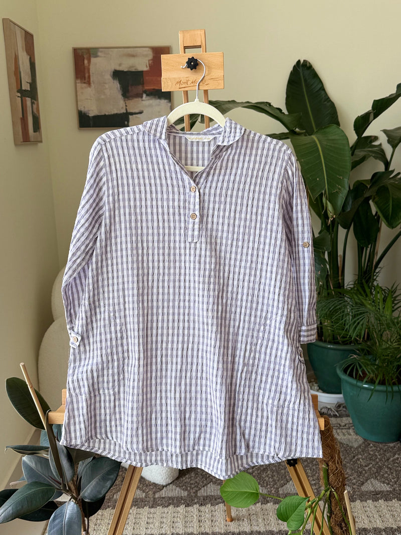 EXPLICIT Oversized Cotton Shirt — Women