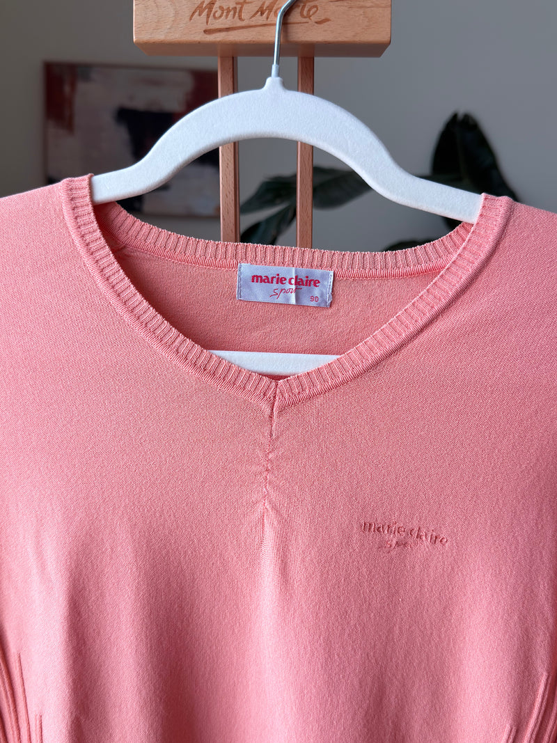 EXPLICIT Marie Claire Peach Knitted Top — Women 2