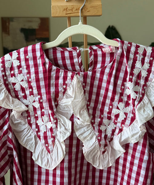 Vintage Red White Checkered — Women – The Revival Line, EXPLICIT streetwear UAE (2/2)