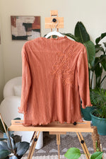 EXPLICIT Vintage Rust Textured Top — Women thumbnail 1