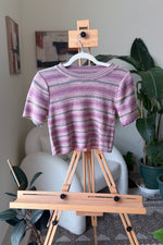 EXPLICIT Lilac Striped Top — Women thumbnail 1