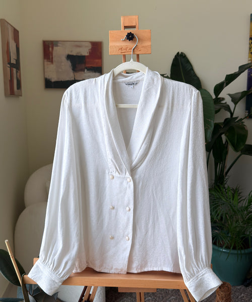 Vintage White Luxury Pleated — Women – The Revival Line, EXPLICIT streetwear UAE (1/2)