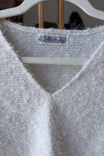 EXPLICIT White Fuzzy Tank Top — Women thumbnail 2