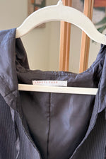 EXPLICIT Hooded Black Buttoned Vest — Women thumbnail 3