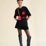 EXPLICIT Undo T-shirt With Detachable Leather Harness thumbnail 4