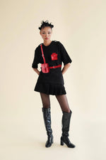 EXPLICIT Undo T-shirt With Detachable Leather Harness thumbnail 4